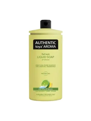 Authentic toya aroma tekuté mýdlo 600ml náplň Ice lime&Lemon Cenová Bomba