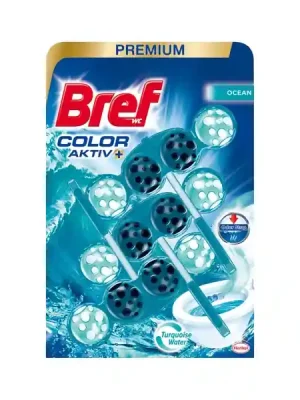 Bref WC PREMIUM Color aktiv 3x50g Ocean závěs Horká Nabídka