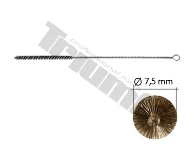 Speciální kartáč na čištění sedla jehly vstřikovače l=300 mm - Ø 7,5 mm, drát Ø 0,1 Akční Cena