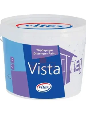 Výprodej Vitex Vista Distemper Paint - interiérová barva bílá bílá 9L