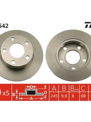 Cenová Bomba Brzdový kotouč TRW DF1542