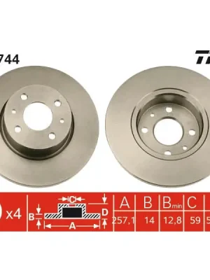 Brzdový kotouč TRW DF1744 Výprodej