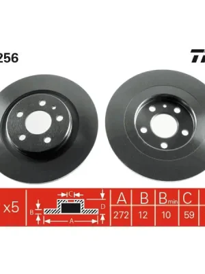 Brzdový kotouč TRW DF4256 Dokud Zásoby Vydrží