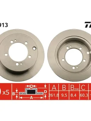 Brzdový kotouč TRW DF4913 Poslední Šance