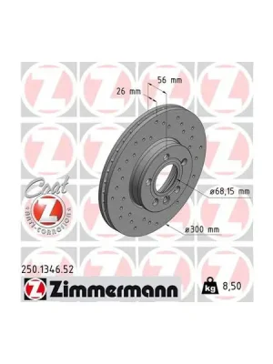Autentický Brzdový kotouč ZIMMERMANN 250.1346.52