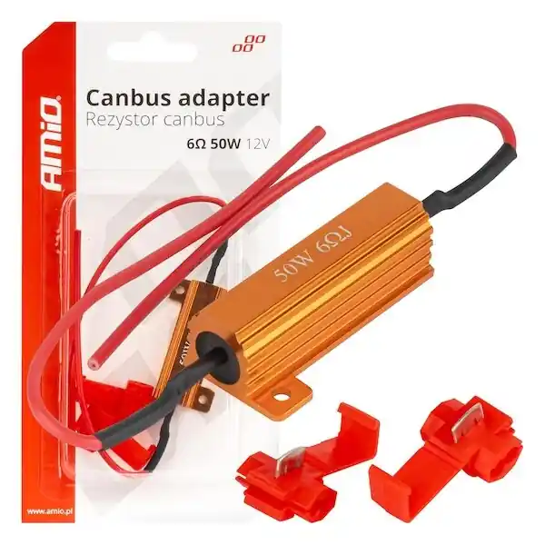 CANBUS rezistor pro LED žárovky 6Ω 50W AMIO-04094 Doprava Zdarma