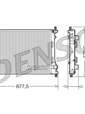 Chladič, chlazení motoru DENSO DRM09037 Nejprodávanější