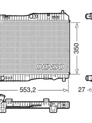 Chladič, chlazení motoru DENSO DRM10116 Výprodej