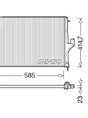 Chladič, chlazení motoru DENSO DRM37001 Koupit Online