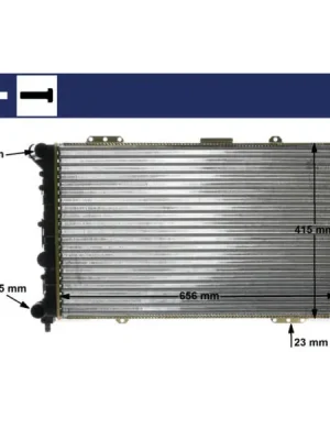Akční Nabídka Chladič, chlazení motoru MAHLE CR 1410 000S
