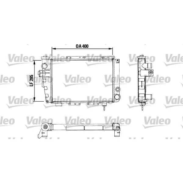 Chladič, chlazení motoru VALEO 883282 Výprodej