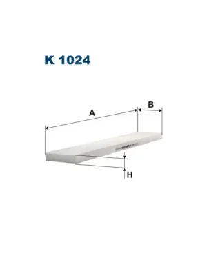 Filtr, vzduch v interiéru FILTRON K 1024 Nízká Cena