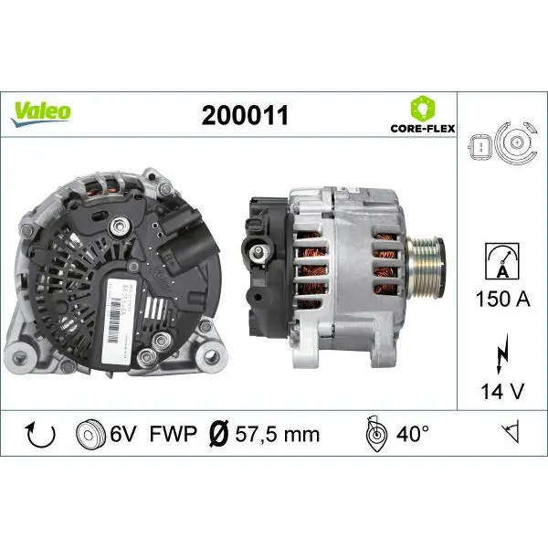 generátor VALEO 200011 Top Prodej