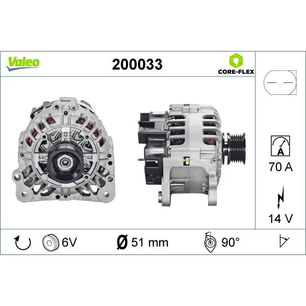Výprodej generátor VALEO 200033