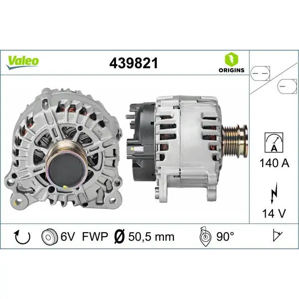 Zlevněný generátor VALEO 439821