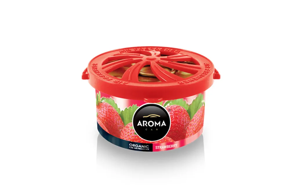 Osvěžovač vzduchu AROMA CAR ORGANIC Strawberry - A92091 Jen Po Omezenou Doba