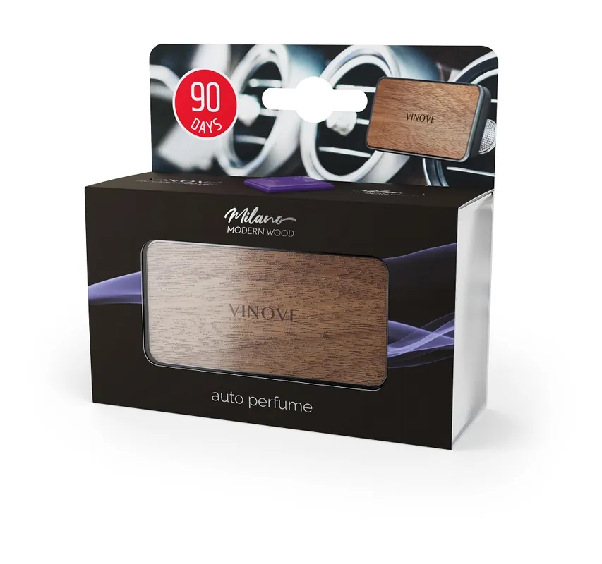 Osvěžovač vzduchu do auta VINOVE PRESTIGE MILANO WOOD - V11054/V10-14 Oblíbený