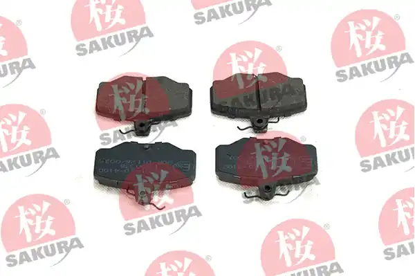 Sada brzdových destiček, kotoučová brzda SAKURA 601-10-4100 Akční Cena