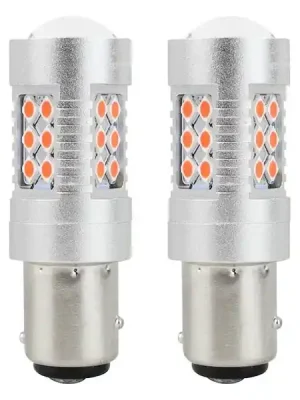 Časově Omezené LED žárovky CANBUS 3030 24SMD 1157 BAY15D PR21/5W Red 12V/24V