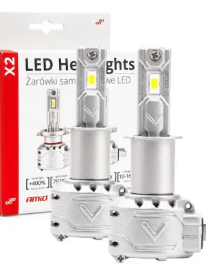 Vrácení Zdarma LED žárovky hlavního svícení X2 Series H3 AMiO