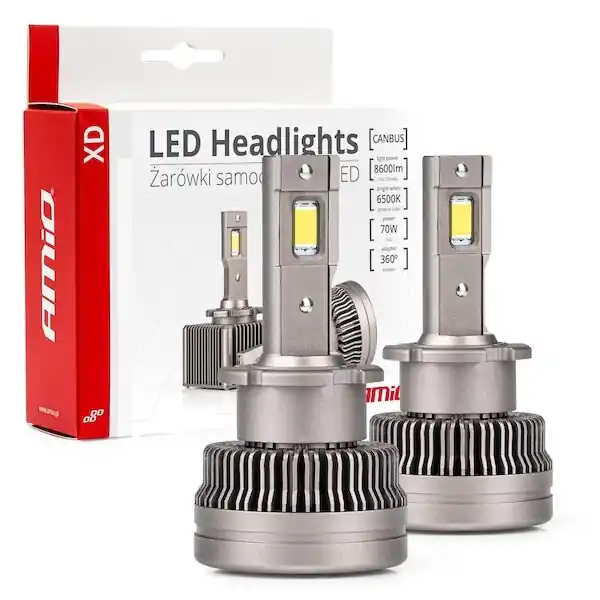 LED žárovky hlavního svícení XD Series D4S/D4R AMiO Doprava Zdarma