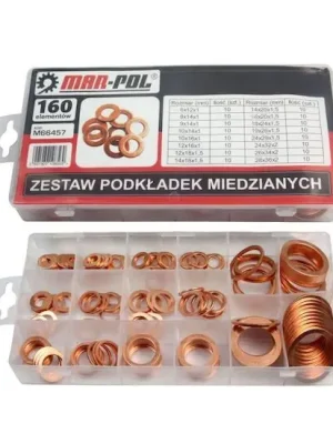 Měděná podložka, sada 160ks MAR-POL Akce