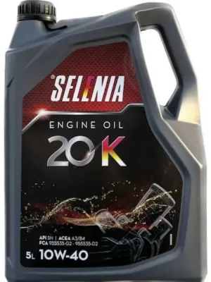 Vrácení Zdarma Motorový olej Selénia 20K 10W-40 5 l