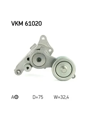 Levný Napínací kladka, žebrovaný klínový řemen SKF VKM 61020