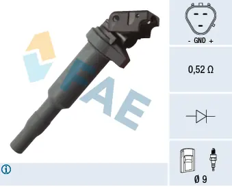 Zapalovací cívka FAE 80281 Přímo Od Výrobce