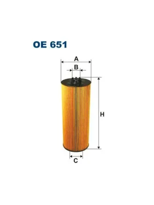 Kup Teď Olejový filtr FILTRON OE 651