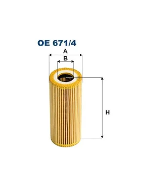 Olejový filtr FILTRON OE 671/4 Nízká Cena