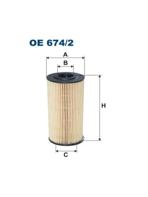 Olejový filtr FILTRON OE 674/2 Autentický