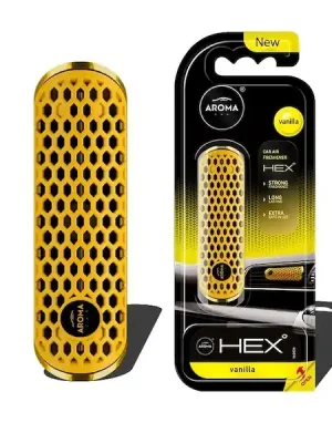 Autentický Osvěžovače vzduchu AROMA FANCY SHAPES POLYMER HEX Vanilla