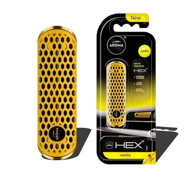 Autentický Osvěžovače vzduchu AROMA FANCY SHAPES POLYMER HEX Vanilla