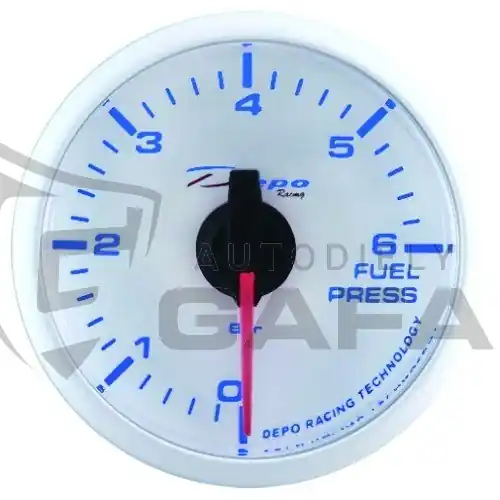 Přídavný budík DEPO WBL 52mm Tlak paliva Sezónní Sleva