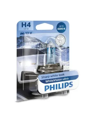 Philips WhiteVision ultra12342WVUB1 H4 P43t-38 12V 60/55W Víkendová Akce