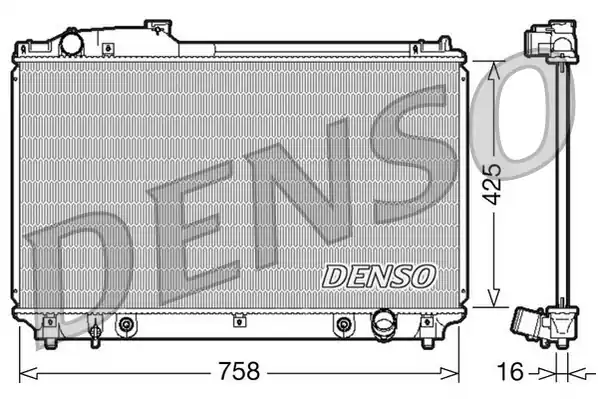 Chladič, chlazení motoru DENSO DRM51003 Must-Have