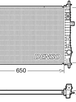 Chladič, chlazení motoru DENSO DRM21104 Aktuální