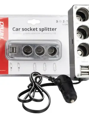 Roztrojka autozapalovače + USB SOC3 Ihned K Objednání