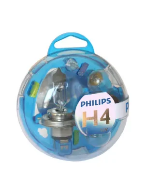 Sada autožárovek KIT H4 Essential Box 55718EBKM Philips Expresní Doručení