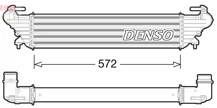 Chladič turba DENSO DIT09114 Akční Nabídka