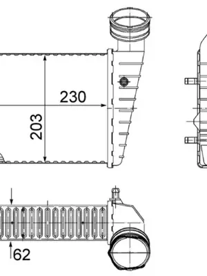 Chladič turba MAHLE ORIGINAL CI 347 000S Nová Kolekce