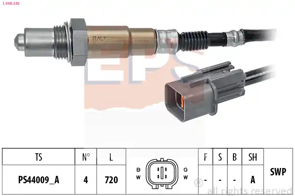 Lambda sonda EPS 1.998.345 Vysoce Kvalitní