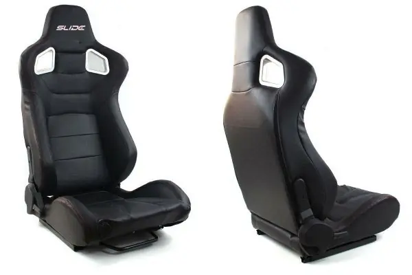 Sportovní sedačka SLIDE BLACK PVC Tovární Cena