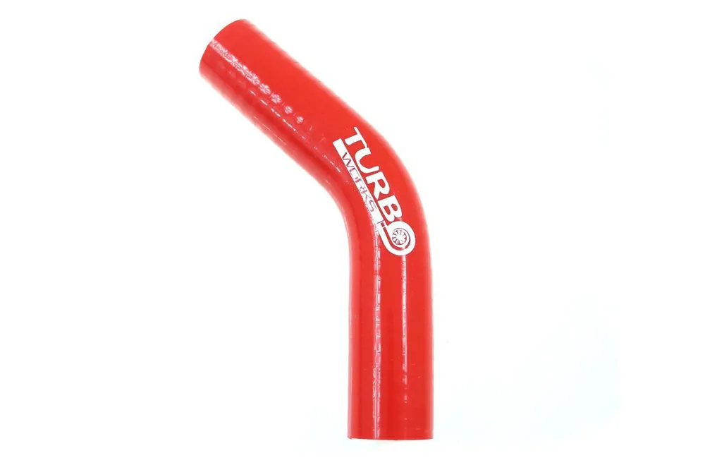 Silikonová hadice - 45° koleno červená 30 mm XL Aktuální