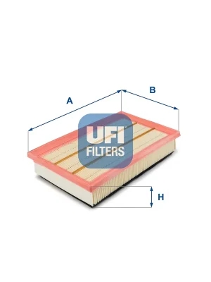Vzduchový filtr UFI 3012800 Expresní Doručení