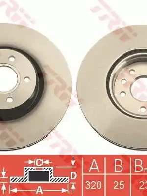 Víkendová Akce Brzdový kotouč TRW DF6676S