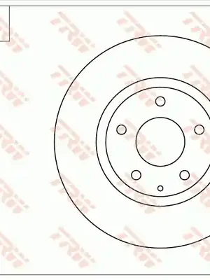 Brzdový kotouč TRW DF8052 Horká Nabídka