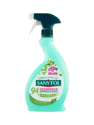SANYTOL Dezinfekce 94% rostlinného původu sprej 500ml Zlevněný