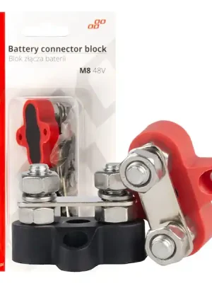 Sběrnicový blok konektorů pro baterie, dvojitá sada max. 48V M8 AMiO-03806 Top Prodej